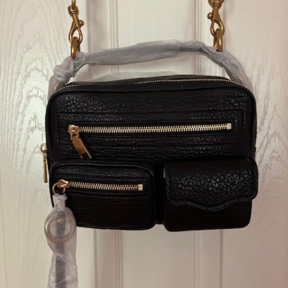 NWT Rebecca Minkoff Jeff Boxy Crossbody Bag in Black - Picture 1 of 8